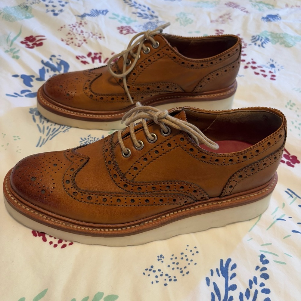 Grenson, Oxford Brogues Emily, EUC slight platform - Picture 4 of 11